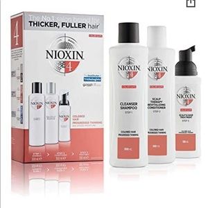 NIB Nioxin Thickening Shampoo, Conditioner & Scalp Treatment